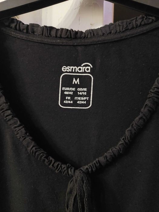 Damska koszulka czarna 40/42