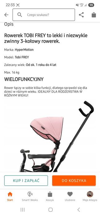 Sprzedam rowerek