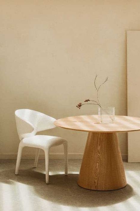 MESA JANTAR REDONDA 120cm (até 6 pessoas) - POUCO USO - COMO NOVA