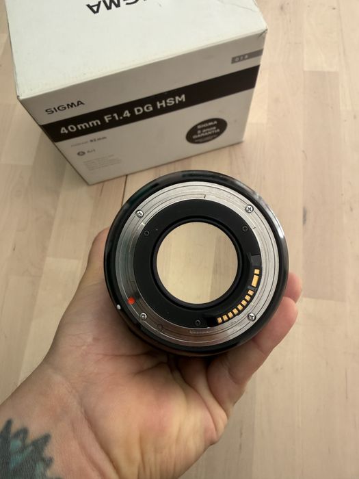 Sigma art 40mm 1.4 para canon