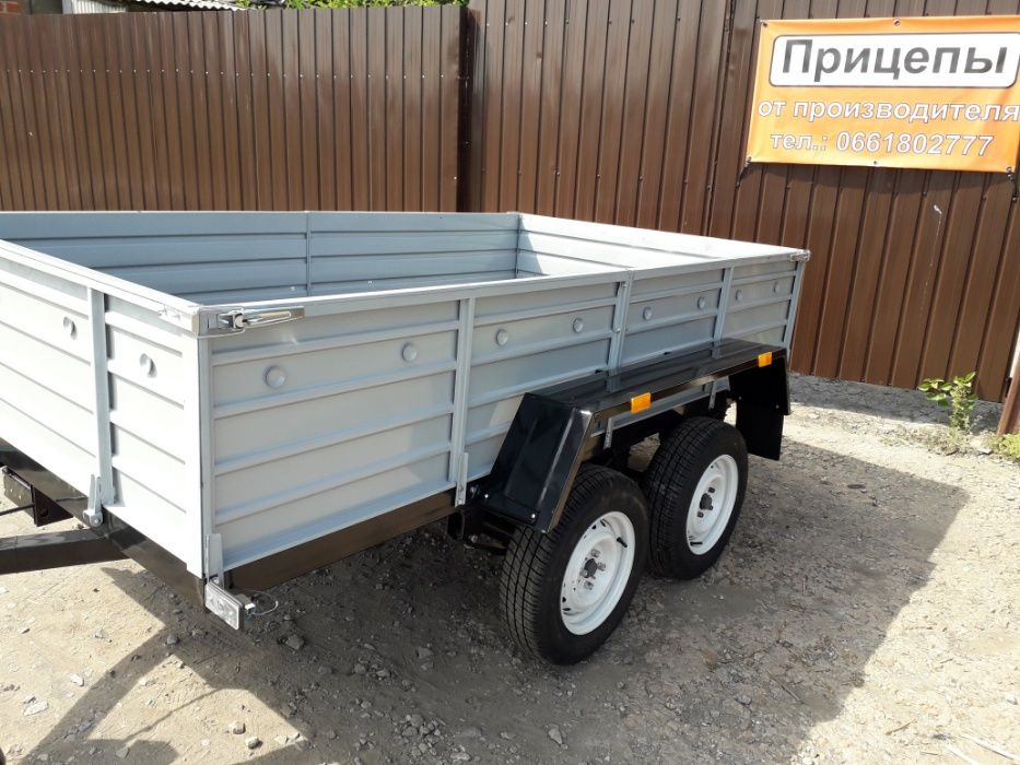 Двухосный Легковой Прицеп Автомобильный (Реальная Заводская Площадка)