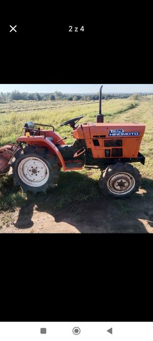 Hinomoto c174 4x4  3-cyl 20KM traktorek sadowniczy