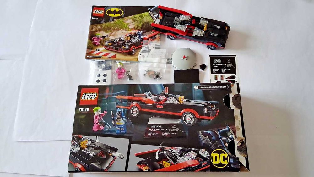 Lego DC 76188 Batman Classic TV Series Batmobile peças novas montado