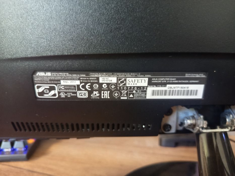 Монітор Asus VS197DE TN 18.5"