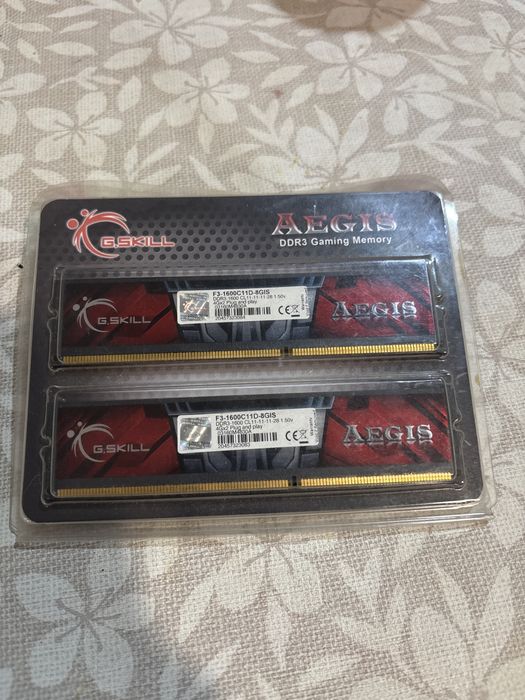 Kit Memória RAM G.SKILL Aegis 8GB (2x4GB) DDR3 1600MHz