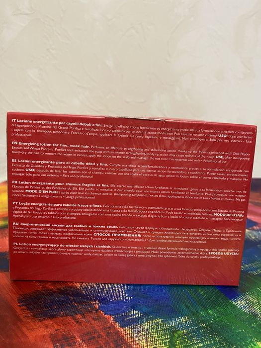 GENUS Energy Енергетичний лосьйон проти випадіння в ампулах, 12x10 мл