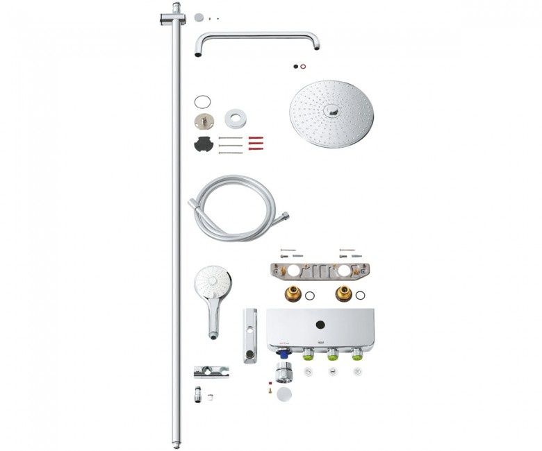 Душова система з термостатом