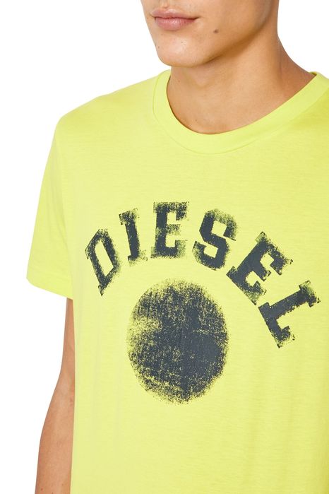 Чоловіча футболка Diesel With Logo And Circle Print Slim-Fit