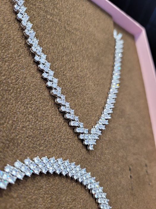 Biżuteria ślubna komplet W.Kruk