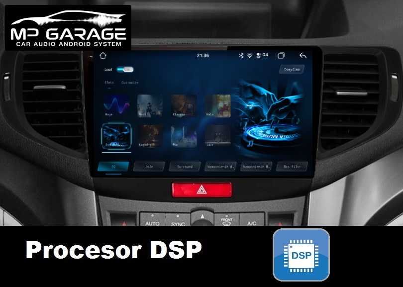 Radio Android_14 Honda Accord 8 LTE CarPlay/AA Qled 4G Montaż