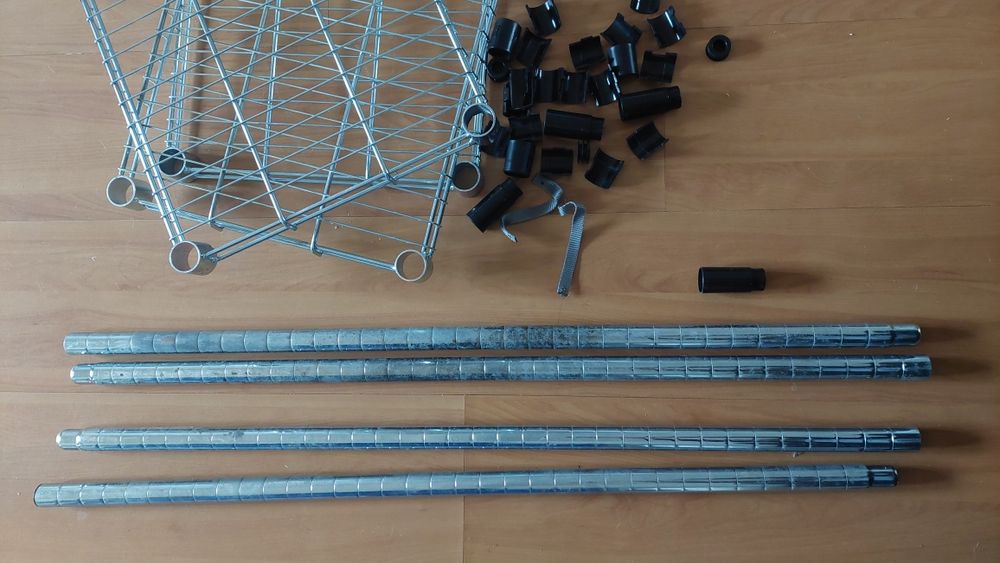 Estante metal ikea omar