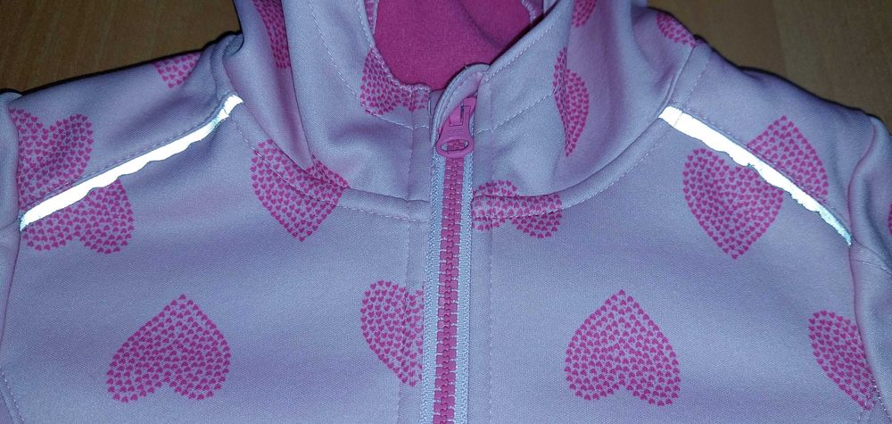 Dziewczęca kurtka Soft Shell  CRIVIT r. 98/104