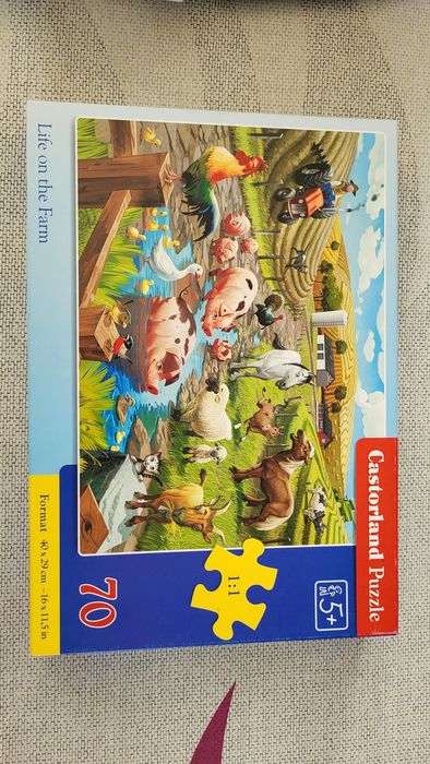 Puzzle 70 elementów zwierzęta Castorland