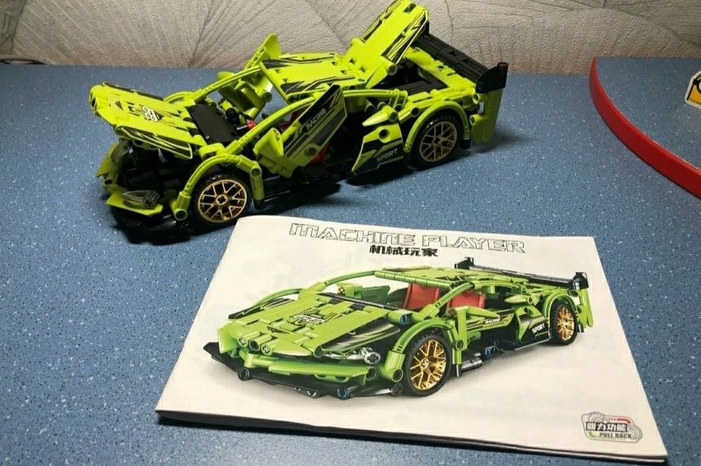 Klocki model jak lego technic Lamborghini auto, na prezent NOWY