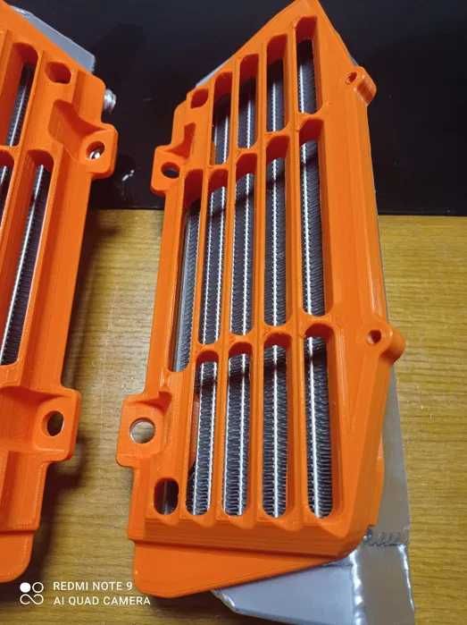 Radiadores de aluminio KTM SX EXC 250 e 300 de 2017 e 2018