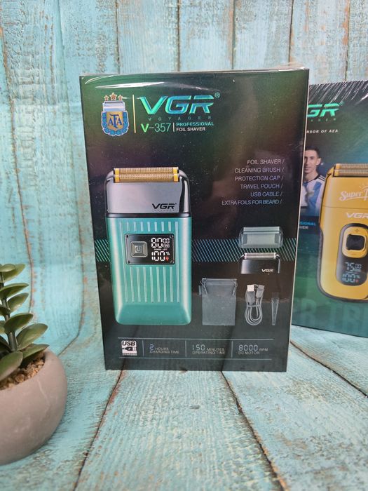 Шейвер vgr 357 оригінал  бритва для голови і бороди з тримером