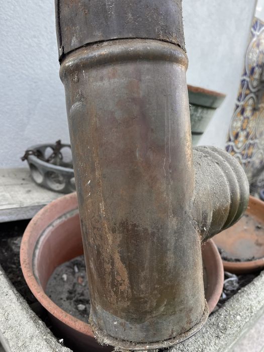Tubo saida de fumos salamandra a lenha