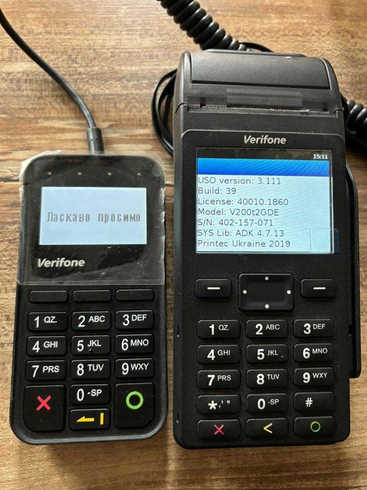 Термінал Verifone V200t 2G D E