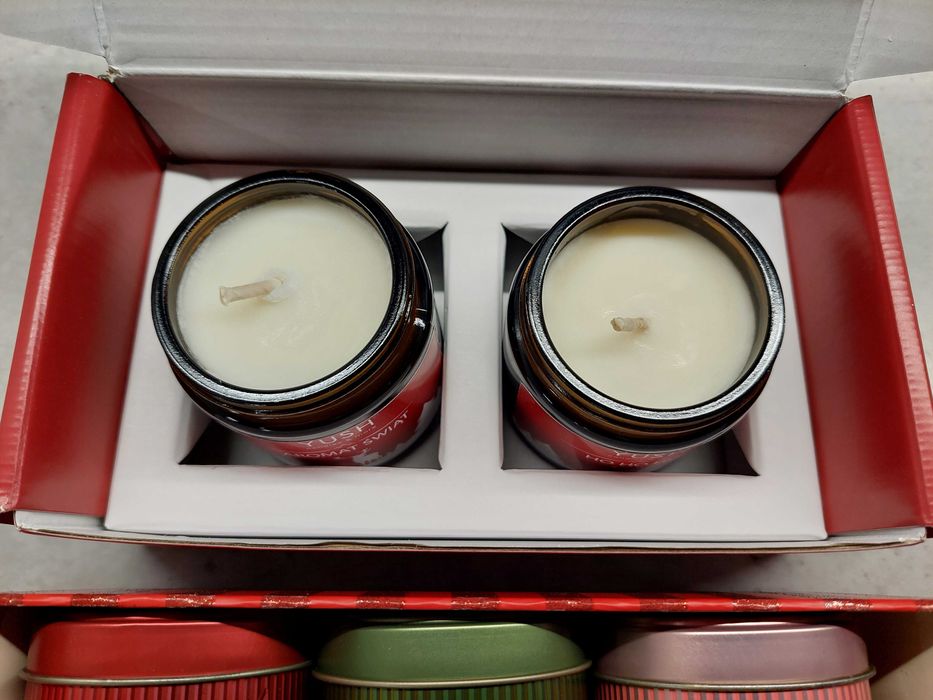 Zestaw Świąteczny - Herbata Dammann Freres + Świeczki Sojowe YUSH