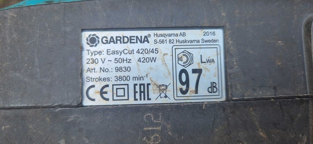 Gardena 9830-20 elektryczne nożyce do żywopłotu EasyCut 420/45