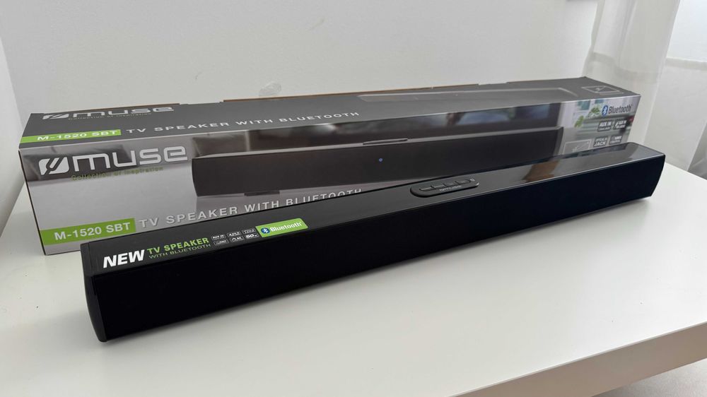 Soundbar Muse M-1520 SBT Bluetooth 50W - Nova, nunca usada, na caixa