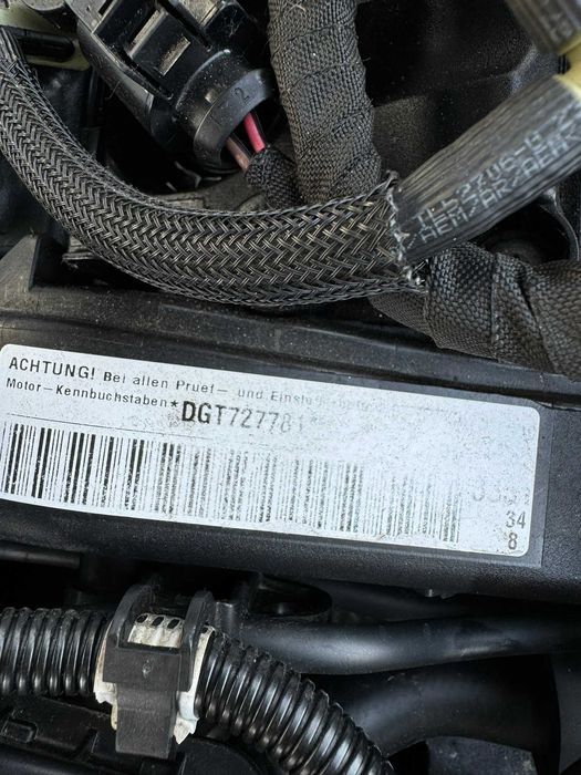 Двигун мотор двигатель 1.6 TDI DGTE 85kW 115hp Volkswagen Skoda