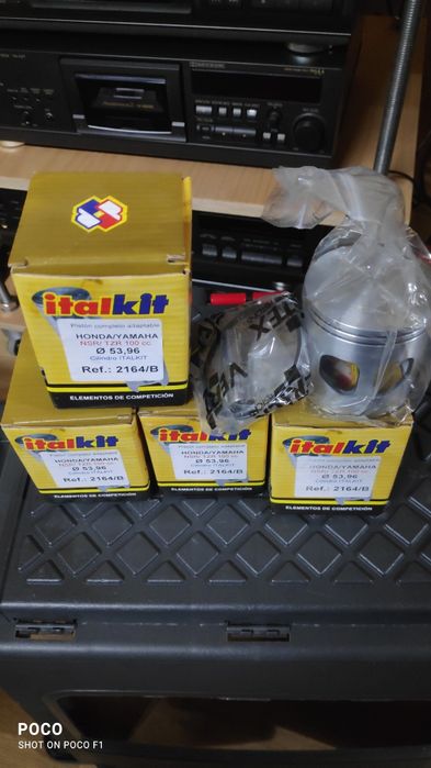 Pistões Italkit Vertex, letra B 53,96mm