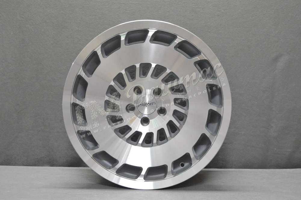 Felgi ROTIFORM CCV 18" 8,5J ET35 5x100 Machine Silver