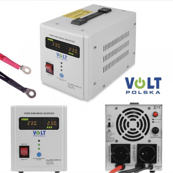 Безперебійник живлення Volt Polska SINUS PRO 1500w 1500 E + акумулятор AGM 12V 100 Ah