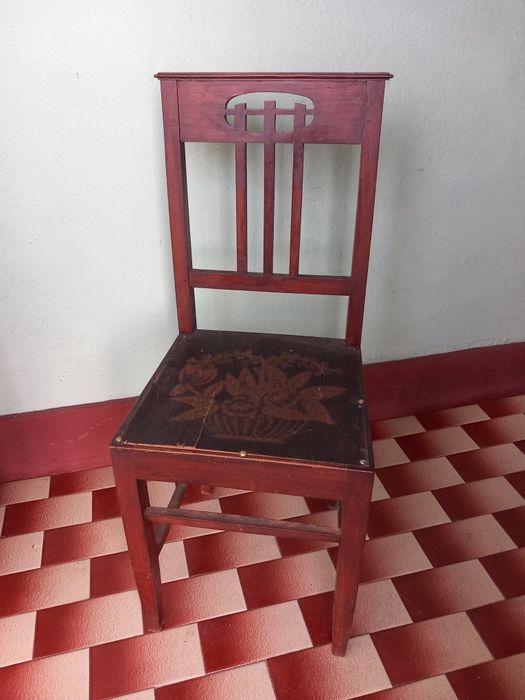 Cadeira Antiga Madeira