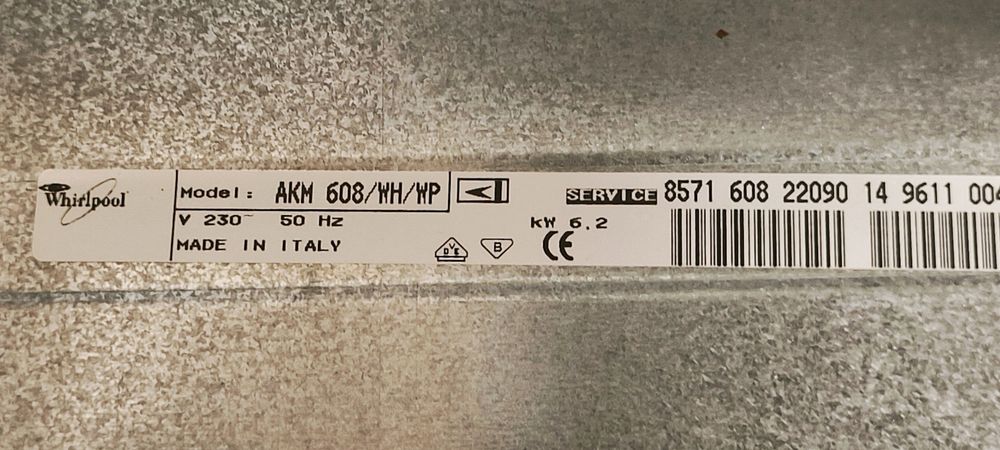 Piekarnik elektryczny Whirlpool z płytą