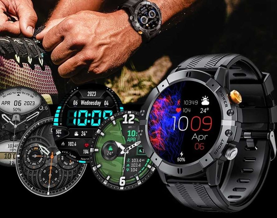 Smartwatch - tytan -PANCERNY