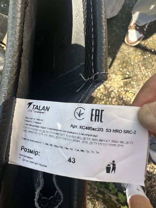 Чоловічі чоботи Talan