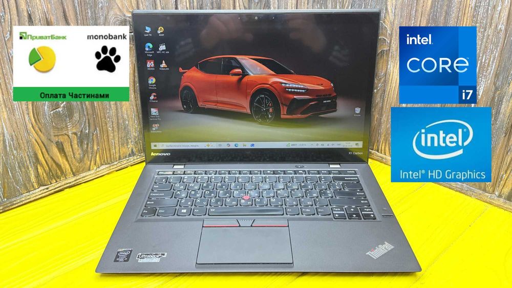 Бюджетний Ноутбук Для Повсякденних Задач Lenovo Thinkpad X1 Carbon 3th /14" FHD Touch
