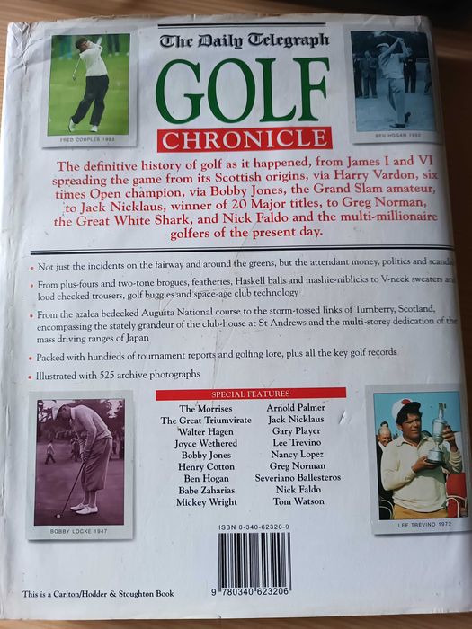 The daily telegraph GOLF Chronicle - Ted Barrett