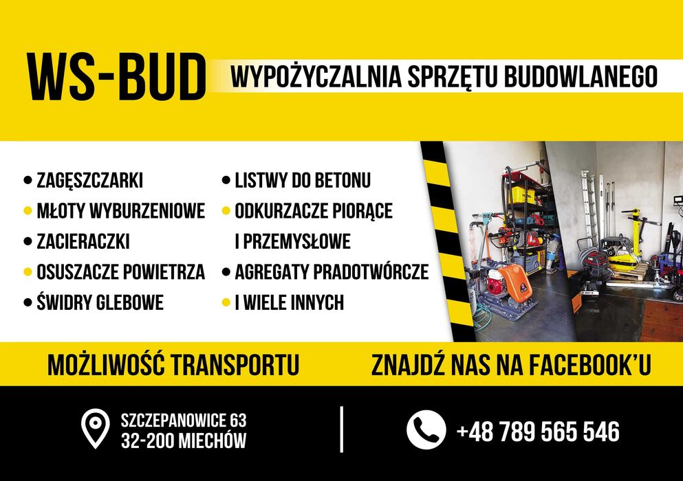 Wertykulator,  aerator, zagęszczarka, świder, kamera termowizyjna