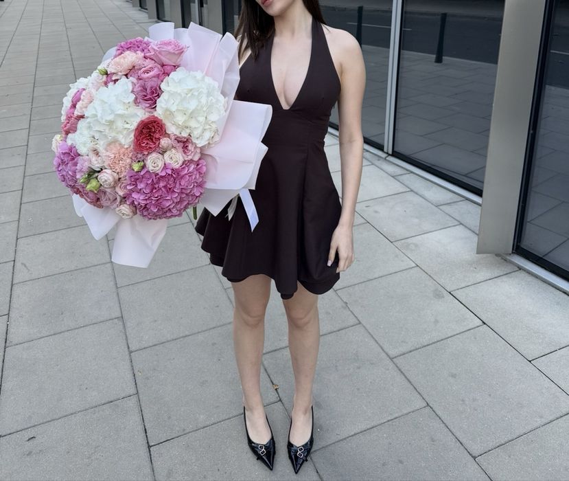 Сукня zara коричнева