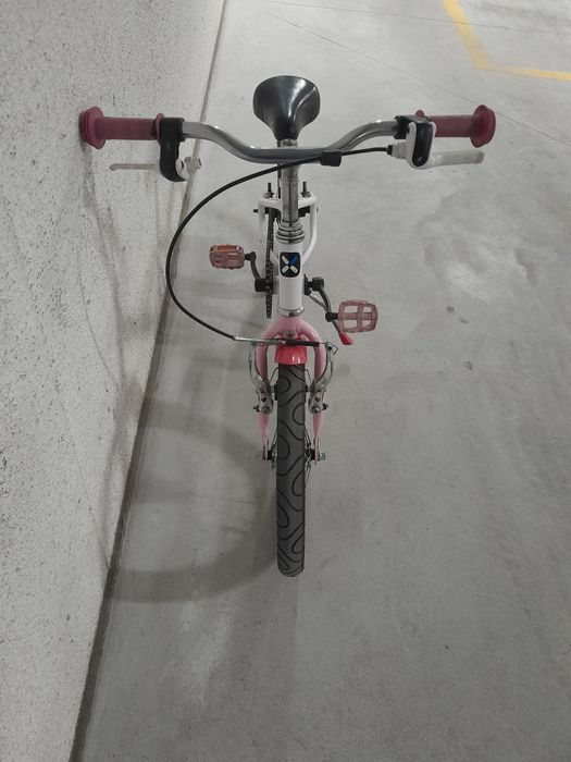 Rower dziecięcy, różowy