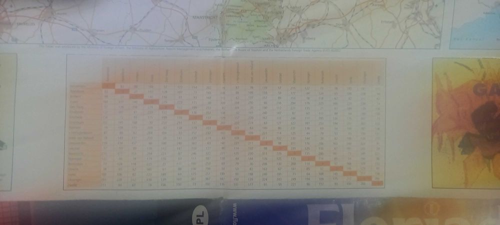 Holandia mapa samochodowa