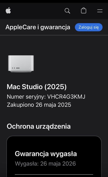 Apple Mac Studio M4 Max 16/40, 64GB RAM, 1TB SSD – Silver, stan bardzo dobry, Wrocław
