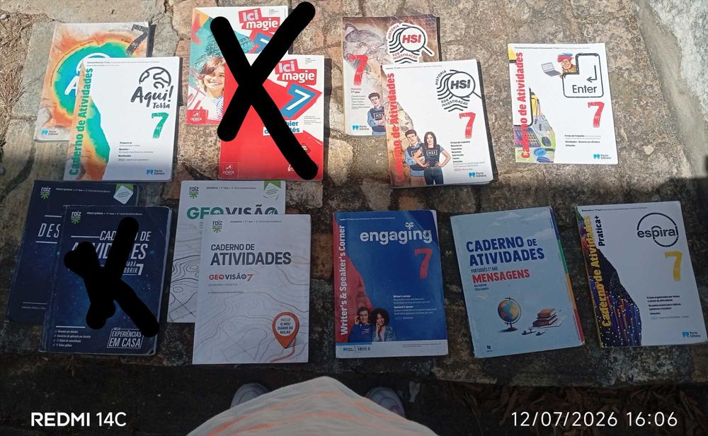Cadernos de Fichas 7.º e 8.º ano