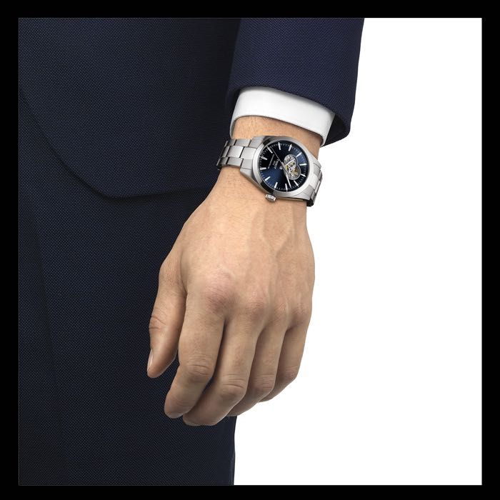 TISSOT - GENTLEMAN POWERMATIC 80 OPEN HEART - COMO NOVO  de 04/12/2025