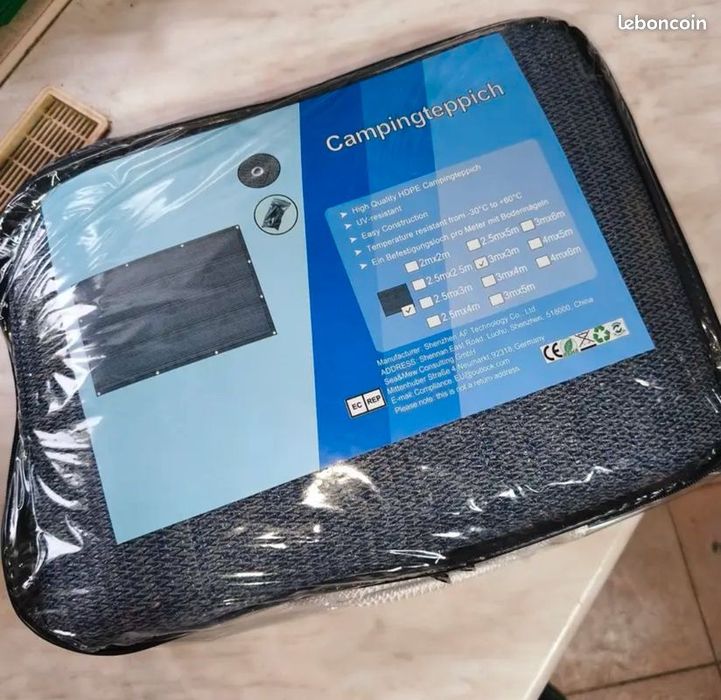 Tapete de camping resistente 250x400cm