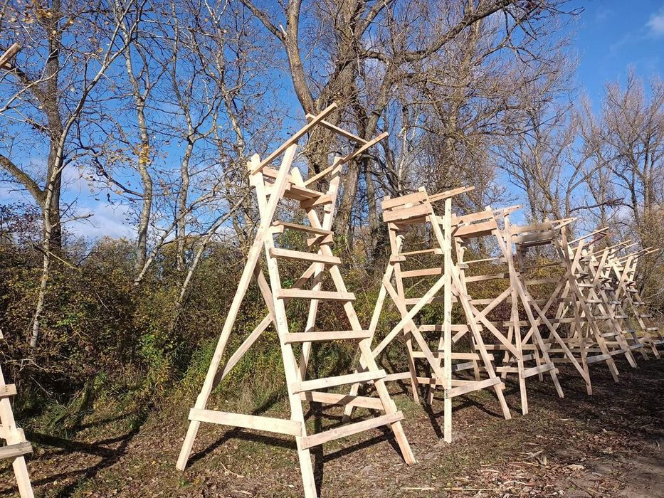 Zwyżka zasiadka myśliwska ,ambona myśliwska urządzenia