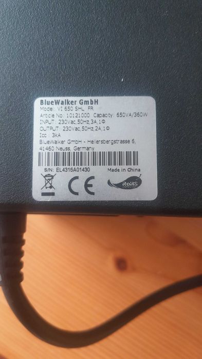 UPS Zasilacz Awaryjny PowerWalker VI 650 SHL FR