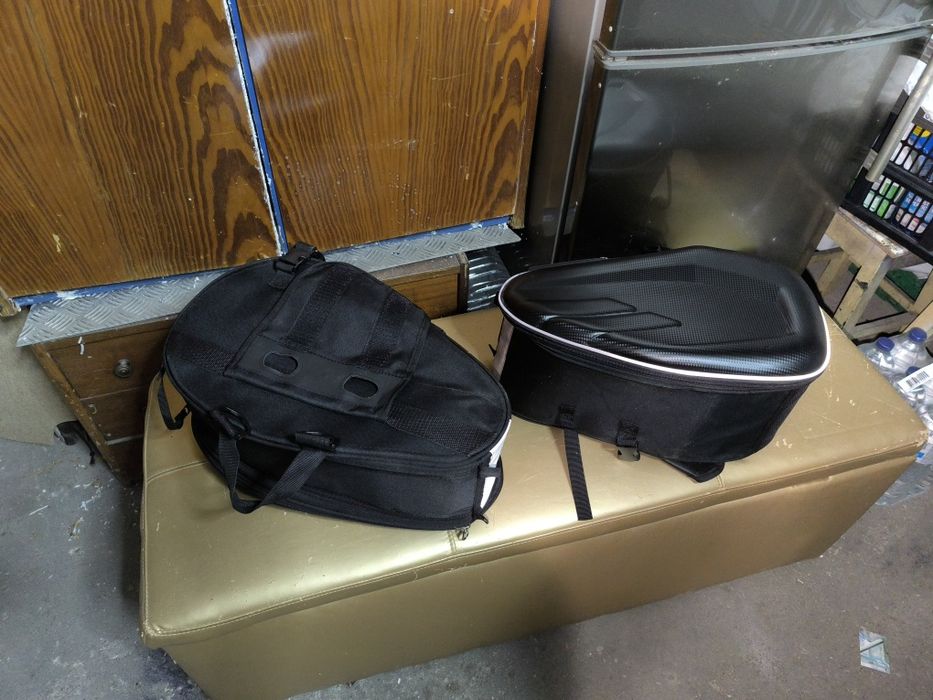 Alforges novos espanciveis para dois capacetes ou algo mais