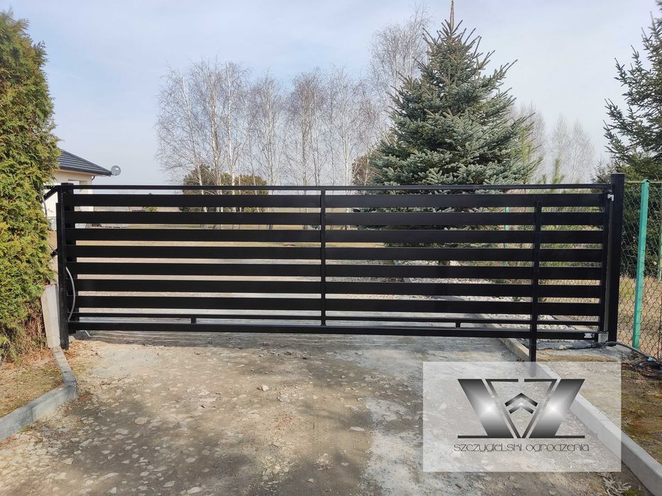 Brama Ogrodzeniowa SUWANA | PRZESUWNA | Palisadowa | Nowoczesna | smb