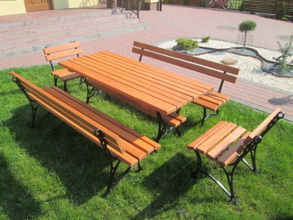 Meble Ogrodowe Zestawy Komplety Różne Typy i Wzory Deski OLCHOWE !!!