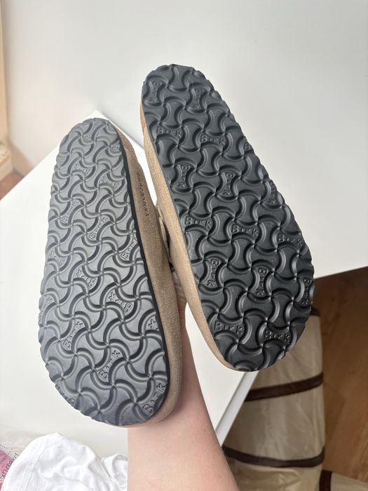 Klapki birkenstock boston 39 bezowe
