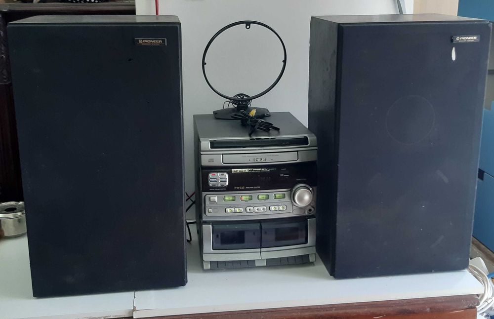 Retro Antigas Par Colunas Pioneer CS-770 3 Vias 110W 6ohm Funcionais